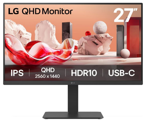 Монитор 27" LG 27BA65QB-B черный