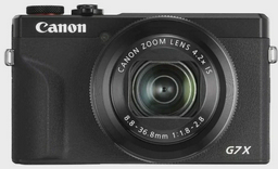 Фотокамера Canon PowerShot G7 X Mark III черная