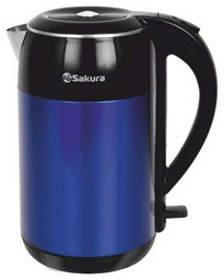 Электрочайник SAKURA SA-2154MBL синий, черный
