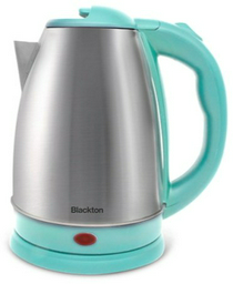 Электрочайник Blackton Bt KT1800S серебристый, бирюзовый
