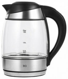 Электрочайник BQ KT1735G стальной, черный