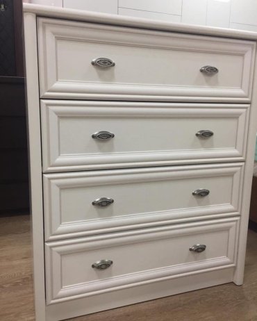 Комод Dominika Салерно 009 KOM4S, 87x39x105 см, белый - ForteMarket Комод Dominika Салерно 009 KOM4S, 87x39x105 см, белый купить,0