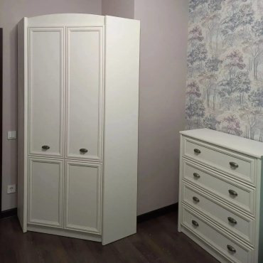 Комод Dominika Салерно 009 KOM4S 87x39x105см белый купить,NaN