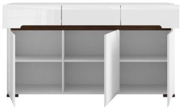 Комод Dominika Ацтека 009, 150x41x84 см, белый - ForteMarket Комод Dominika Ацтека 009, 150x41x84 см, белый купить,0