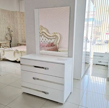 Комод Dominika Венеция, 100x47x81.2 см, белый купить,NaN