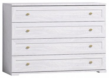 Комод Dominika 66, 120x44.5x84.6 см, белый