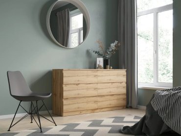 Комод Dominika Т-6, 156.2x43.3x85.7 см, коричневый - ForteMarket Комод Dominika Т-6, 156.2x43.3x85.7 см, коричневый купить,0