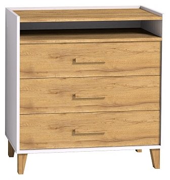 Глазов Айрис, 83x42x88 см, белый, коричневый