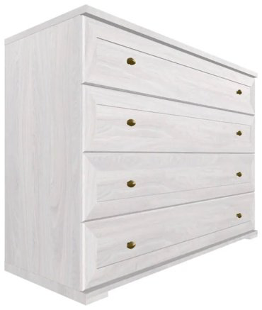Комод Глазов Sherlock 120x45x85см белый купить,NaN