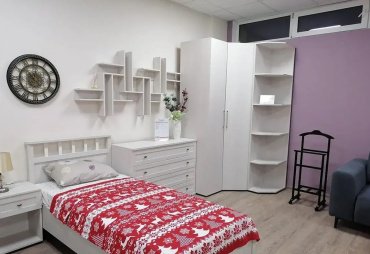 Комод Глазов Sherlock, 120x45x85 см, белый, серый купить,0