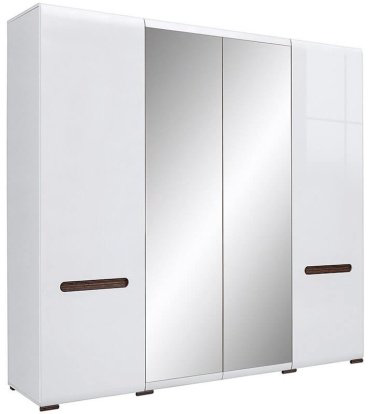 Распашной шкаф Гербор Ацтека 019 SZF2D2L/21/22 220x210х60см белый купить,NaN