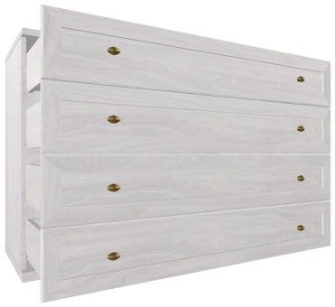 Комод Глазов Sherlock, 95x45x85 см, белый, серый купить,NaN