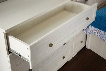 Комод Глазов Sherlock, 95x45x85 см, белый, серый купить,NaN