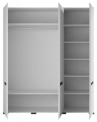 Распашной шкаф Гербор Ацтека 018 SZF3D/21/18 180x210х60см белый купить,NaN
