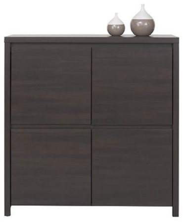 Комод Гербор KOM4D 105x40.5x112.5см темно-коричневый купить,NaN
