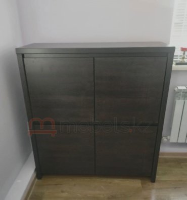 Комод Гербор KOM4D, 105x40.5x112.5 см, темно-коричневый купить,0