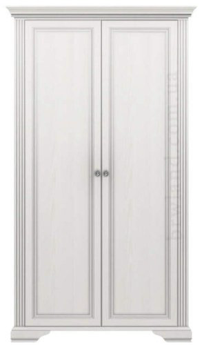 Распашной шкаф Гербор Вайт 2d 126x221х63.5см белый купить,NaN