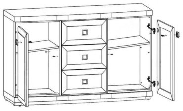 Гербор Орегон KOM2D3S, 136x43x87 см, бежевый купить,NaN