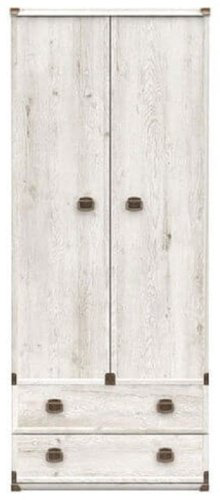 Распашной шкаф Гербор Индиана 80x195.5х57см серый купить,NaN