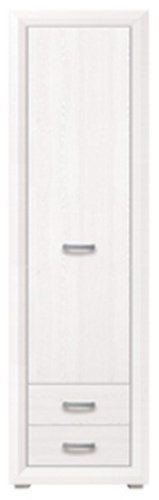 Распашной шкаф Гербор Маркус REG1D2S 61.5x211.5х38см белый купить,NaN