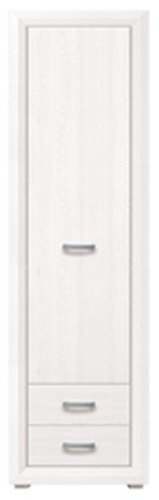 Распашной шкаф Гербор Маркус REG1D2S 61.5x211.5х38см белый купить,NaN