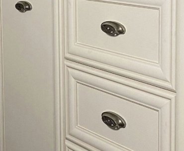 Комод LuX MebeL Салерно, 150x39x104 см, белый купить,0