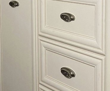 Комод LuX MebeL Салерно 150x39x104см белый купить,NaN