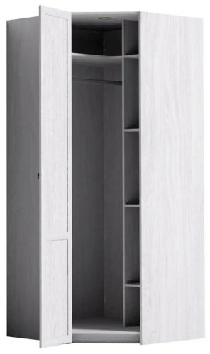 Распашной шкаф Глазов Sherlock 63, 85.9x230х85.9 см, серый купить,NaN