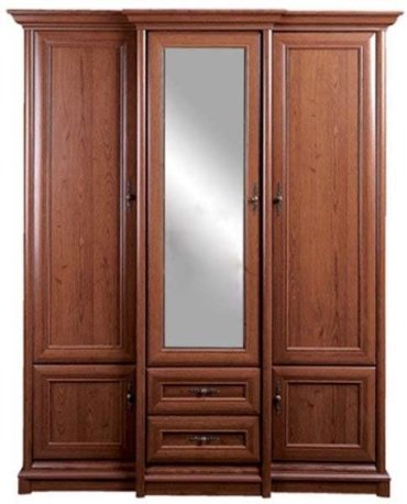 Распашной шкаф Гербор Соната-34 3Д/2S, 178x225х65.5 см, коричневый купить,NaN