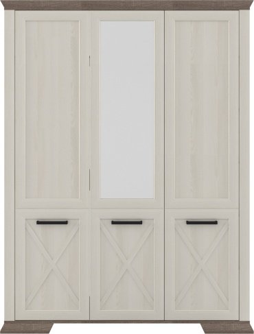 Распашной шкаф Гербор Марсель 166.5x220.5х60см белый купить,NaN