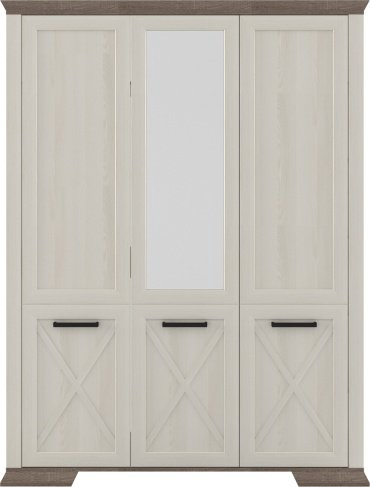 Распашной шкаф Гербор Марсель 166.5x220.5х60см белый купить,NaN
