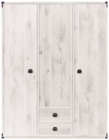 Распашной шкаф BRW ИнJSZF3D2S/150, 150x195.5х57 см, белый купить,NaN