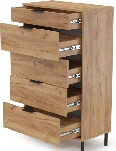 Комод Мебель Азии Кельн 990.71, 70x35x116 см см, коричневый купить,NaN