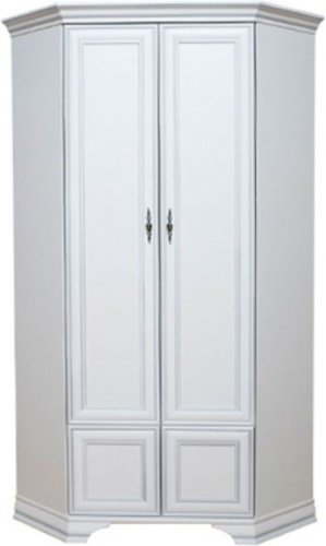 Распашной шкаф Гербор Кентуки SZFN2D, 97.5x225х97.5 см, белый купить,NaN