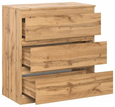 НК Мебель STERN комод Т-3(16 мм) 3-я, 78x43x85 см, коричневый купить,NaN