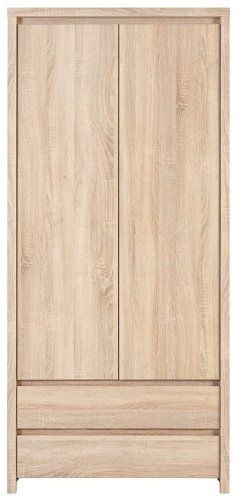 Распашной шкаф Гербор Каспиан SZF2D2S, 90x201х56 см, коричневый купить,NaN