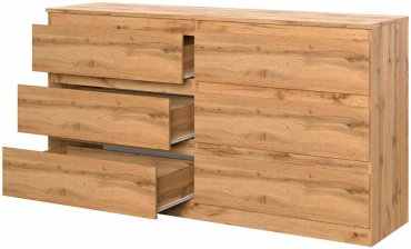 НК Мебель STERN комод Т-6(16 мм) 6-я, 156x43x86 см, коричневый купить,0