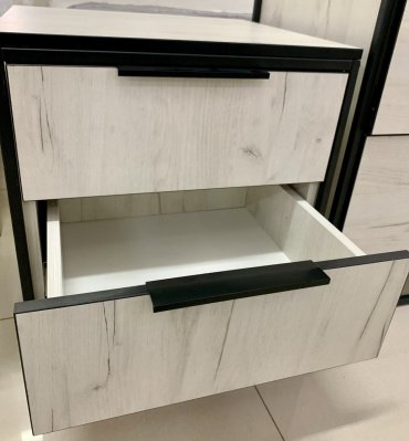 Тумба Квант Норд 55x50x45см черно-белый купить,NaN