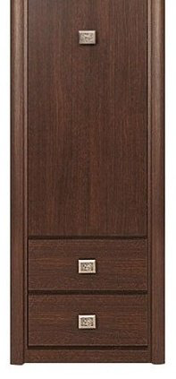 Распашной шкаф Гербор Коен REG1D2S, 58.1x200.5х39.6 см, коричневый купить,NaN