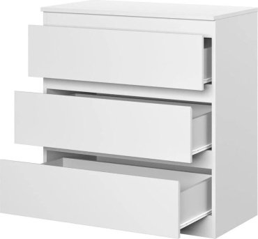 НК Мебель STERN комод Т-3(16 мм) 3-я, 78x43x85 см, белый купить,NaN