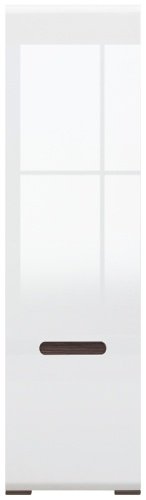 Распашной шкаф BRW Ацтека SZF1D/21/6, 60x210х41 см, белый
