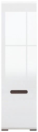 Распашной шкаф BRW Ацтека SZF1D/21/6, 60x210х41 см, белый купить,NaN