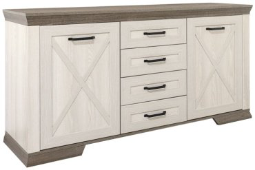 Комод Гербор Марсель 166.5x45.5x90.5см белый купить,NaN