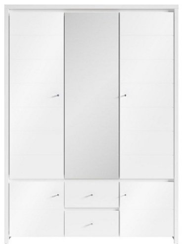 Распашной шкаф Гербор Кристина 153.5x211х55.5см белый купить,NaN