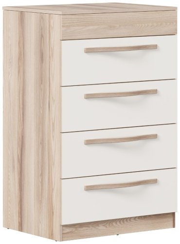 Комод Любимый Дом Аравия-Марта, 71x54x80 см, белый, бежевый