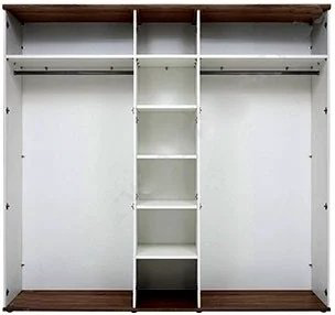 Шкаф распашной Гербор Тина SZF5D 242x225х59.5см белый купить,NaN