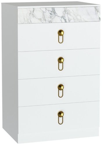 Комод Любимый Дом Аравия-Айла ЛД.418110.000 700 , 71x53x121 см, серый, белый купить,NaN