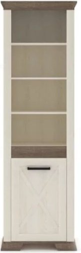Распашной шкаф Гербор Марсель REG1D 68x205х45см бежевый купить,NaN