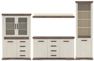 Распашной шкаф Гербор Марсель REG1D, 68x205х45 см, бежевый, коричневый - ForteMarket Распашной шкаф Гербор Марсель REG1D, 68x205х45 см, бежевый, коричневый купить,0