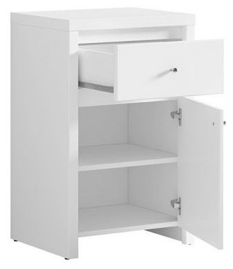 Тумба BRW Кристина КОМ 1D1SP 32 белый купить,NaN
